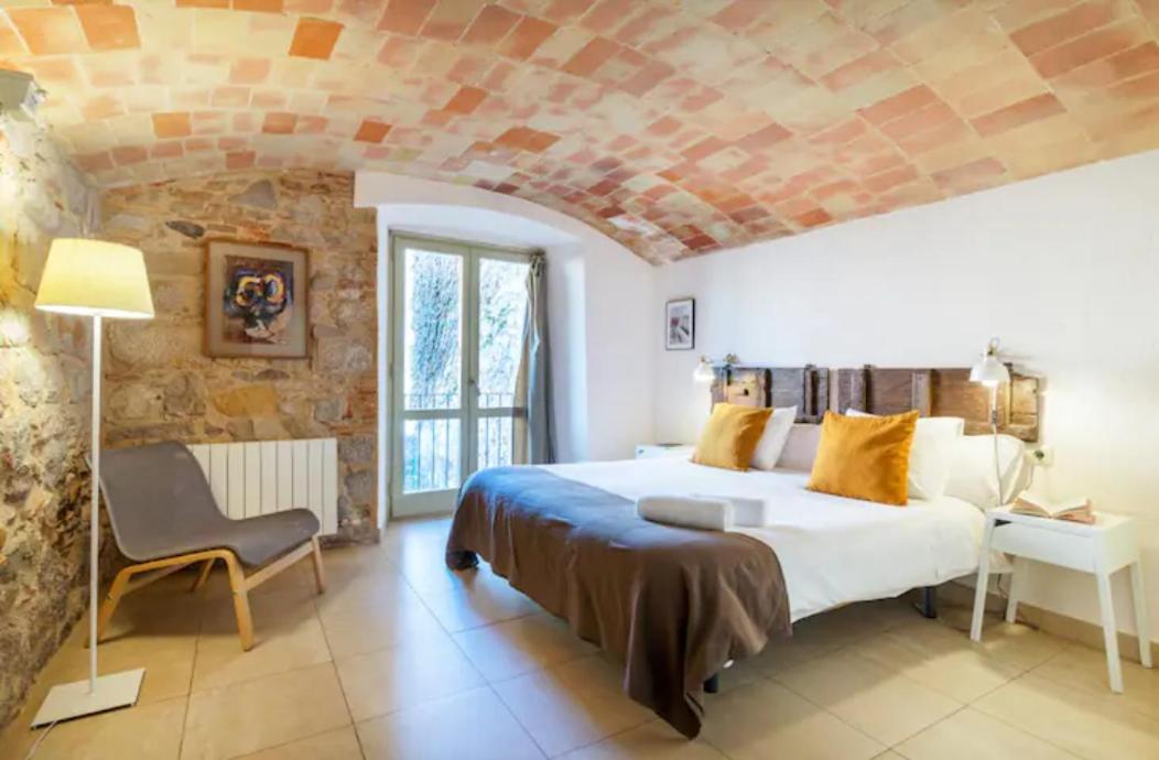 Apartamento Banos Arabes Con Jardin Girona Bagian luar foto