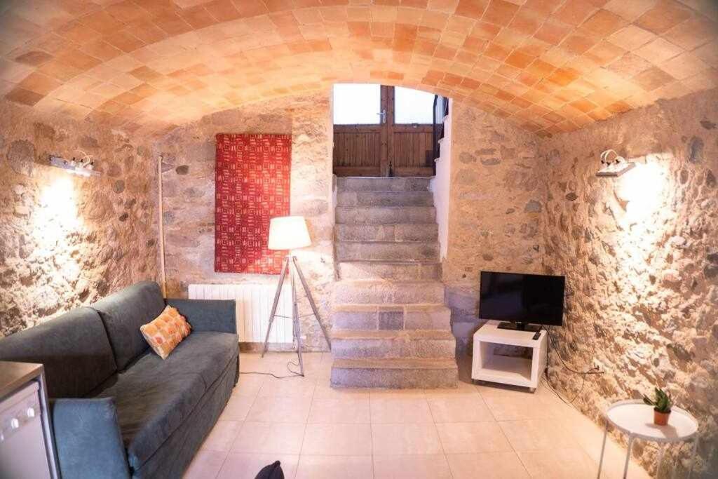 Apartamento Banos Arabes Con Jardin Girona Bagian luar foto
