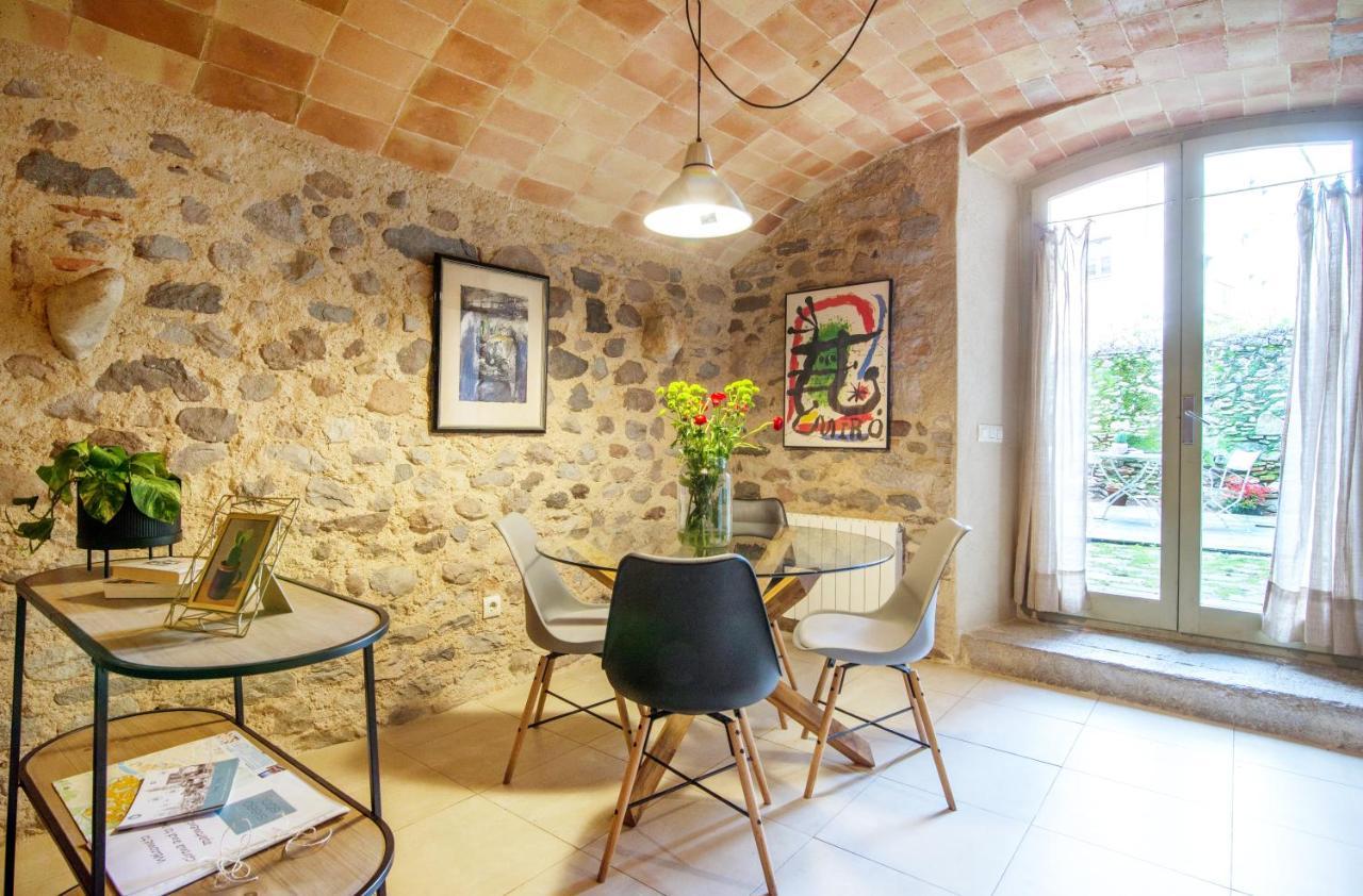 Apartamento Banos Arabes Con Jardin Girona Bagian luar foto